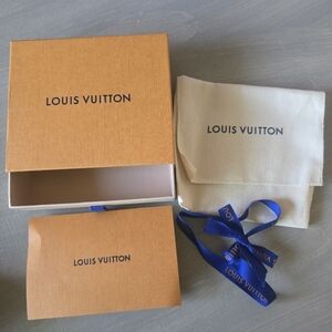 Louis Vuitton Pochette Cles Empreinte Coin Purse Noir box with dustbag &…